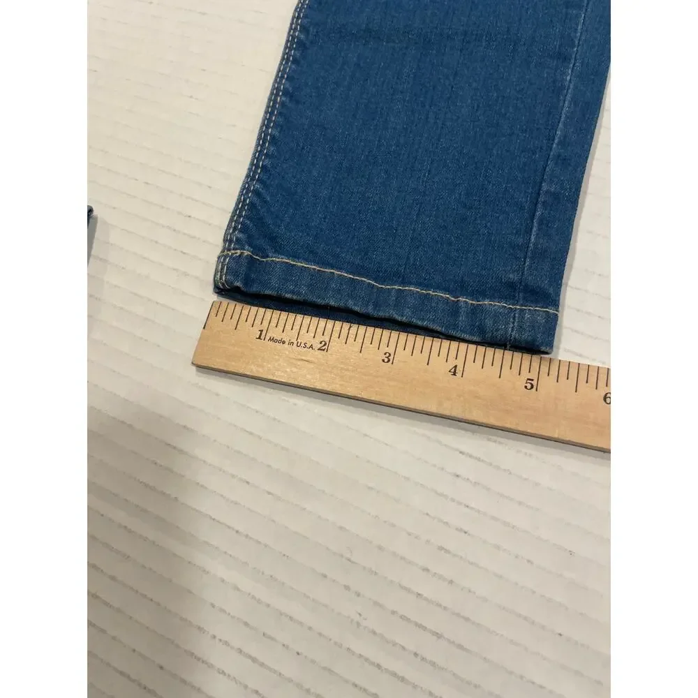 Zara women's blue skinny jeans size 8 Mid rise skinny stretch denim TRF denim